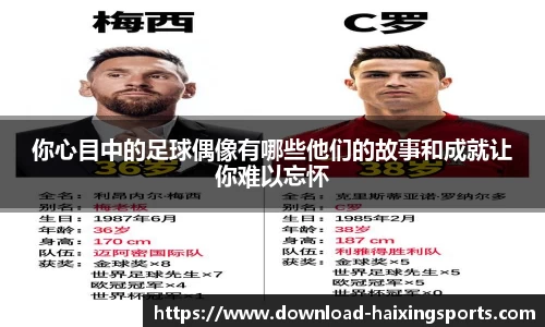 你心目中的足球偶像有哪些他们的故事和成就让你难以忘怀