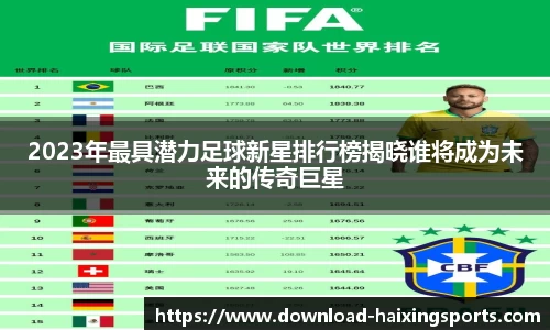 2023年最具潜力足球新星排行榜揭晓谁将成为未来的传奇巨星